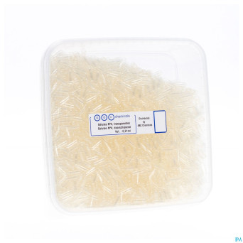 Gelules transparantes  taille 4 abc