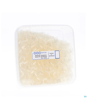 Gelules transparantes  taille 4 abc