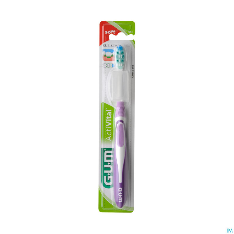 Gum activital comp brosse dents soft    581