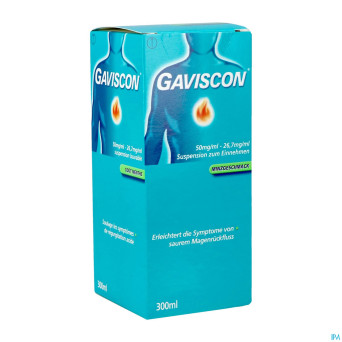 Gaviscon menthe munt susp buv 300ml