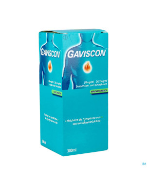 Gaviscon menthe munt susp buv 300ml