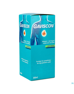 Gaviscon menthe munt susp buv 300ml