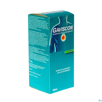 Gaviscon menthe munt susp buv 300ml