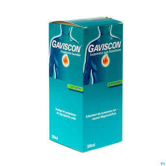 Gaviscon menthe munt susp buv 300ml