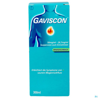 Gaviscon menthe munt susp buv 300ml