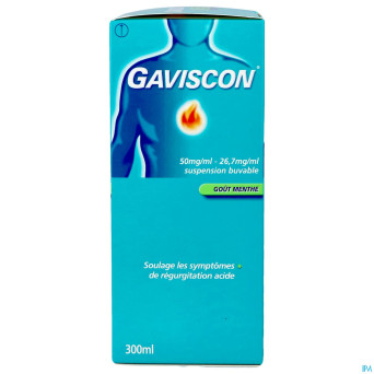 Gaviscon menthe munt susp buv 300ml