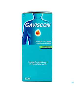 Gaviscon menthe munt susp buv 300ml