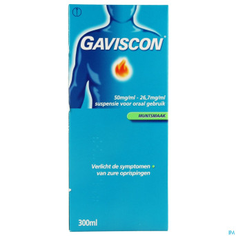 Gaviscon menthe munt susp buv 300ml