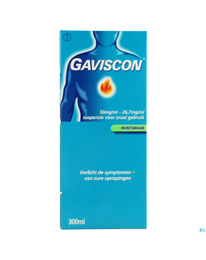 Gaviscon menthe munt susp buv 300ml