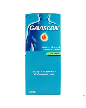 Gaviscon menthe munt susp buv 300ml