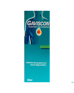 Gaviscon menthe munt susp buv 300ml
