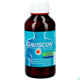 Gaviscon menthe munt susp buv 300ml