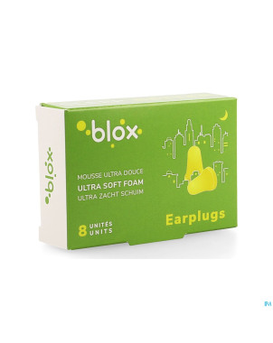 Blox mousse conique 4 paires prot.auditive a/bruit