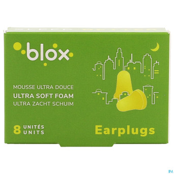 Blox mousse conique 4 paires prot.auditive a/bruit