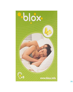 Blox mousse conique 4 paires prot.auditive a/bruit