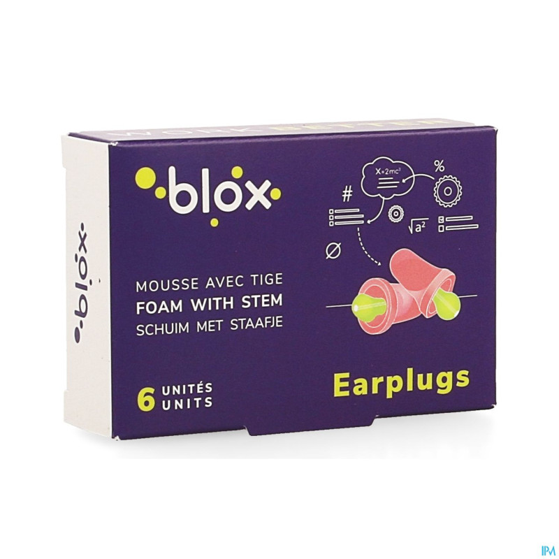 Blox concentration 3 paires prot.auditive a/bruit