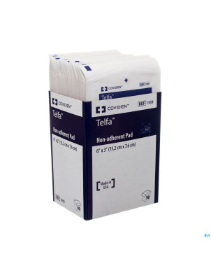 Telfa ouchless pads n/adh ster  7,5x15,0cm 50 1169