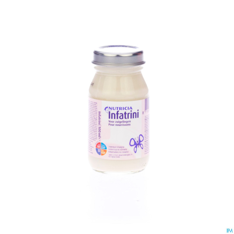 Infatrini 0-12m fl verre 100ml