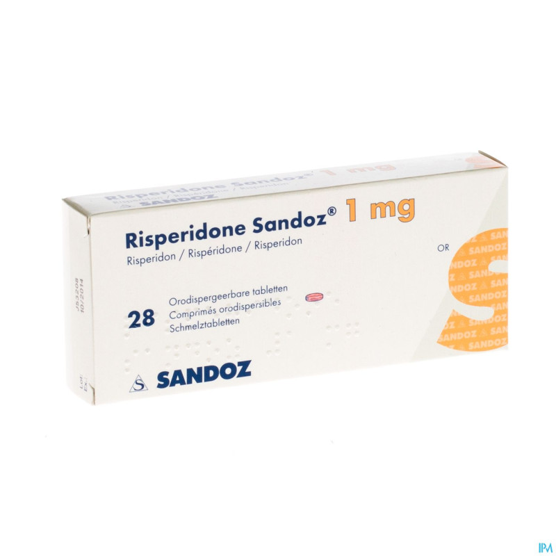Risperidon sandoz oro disper tabl 28 x 1 mg