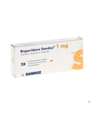 Risperidon sandoz oro disper tabl 28 x 1 mg