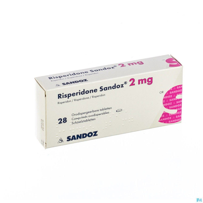 Risperidon sandoz oro disper tabl 28 x 2 mg