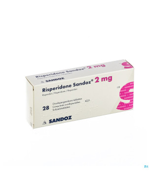 Risperidon sandoz oro disper tabl 28 x 2 mg