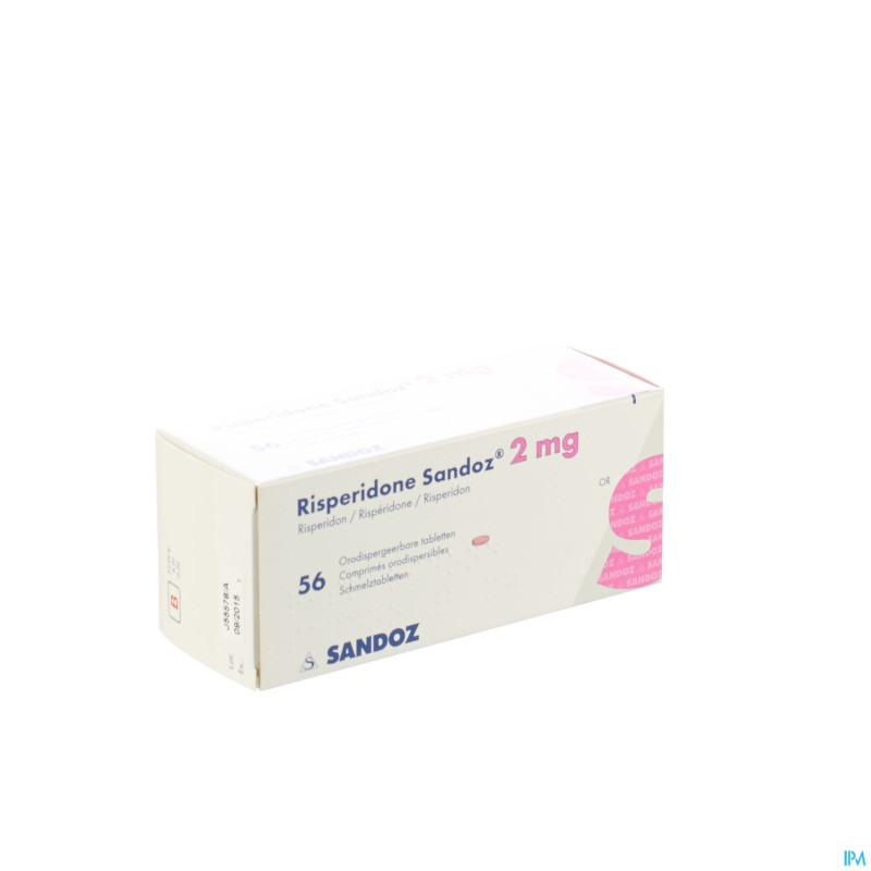 Risperidon sandoz oro disper tabl 56 x 2 mg