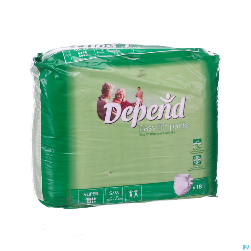 Depend pants super easy-fit s/m    18 1770