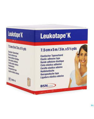 Leukotape k bande adh elast chair   7,5cmx5m 1