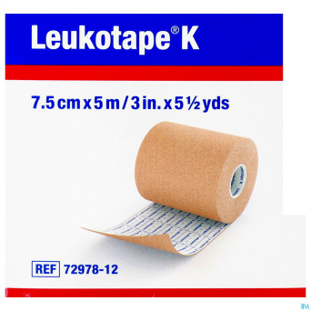 Leukotape k bande adh elast chair   7,5cmx5m 1