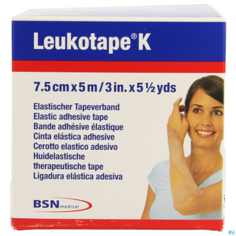 Leukotape k bande adh elast chair   7,5cmx5m 1