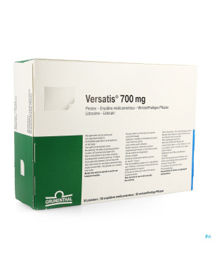 Versatis 700mg pleisters - emplatres 30