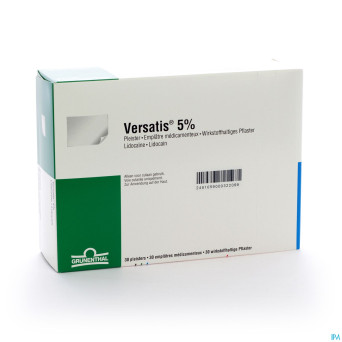 Versatis 700mg pleisters - emplatres 30