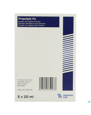 Propolipid 1 % 5 amp 20 ml
