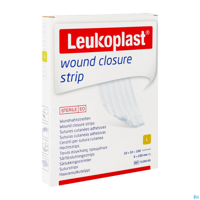 Leukosan strip ster  6x100mm blanc   10x10 7262803