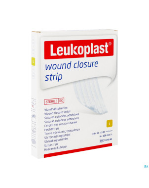 Leukosan strip ster  6x100mm blanc   10x10 7262803