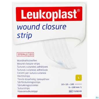 Leukosan strip ster  6x100mm blanc   10x10 7262803