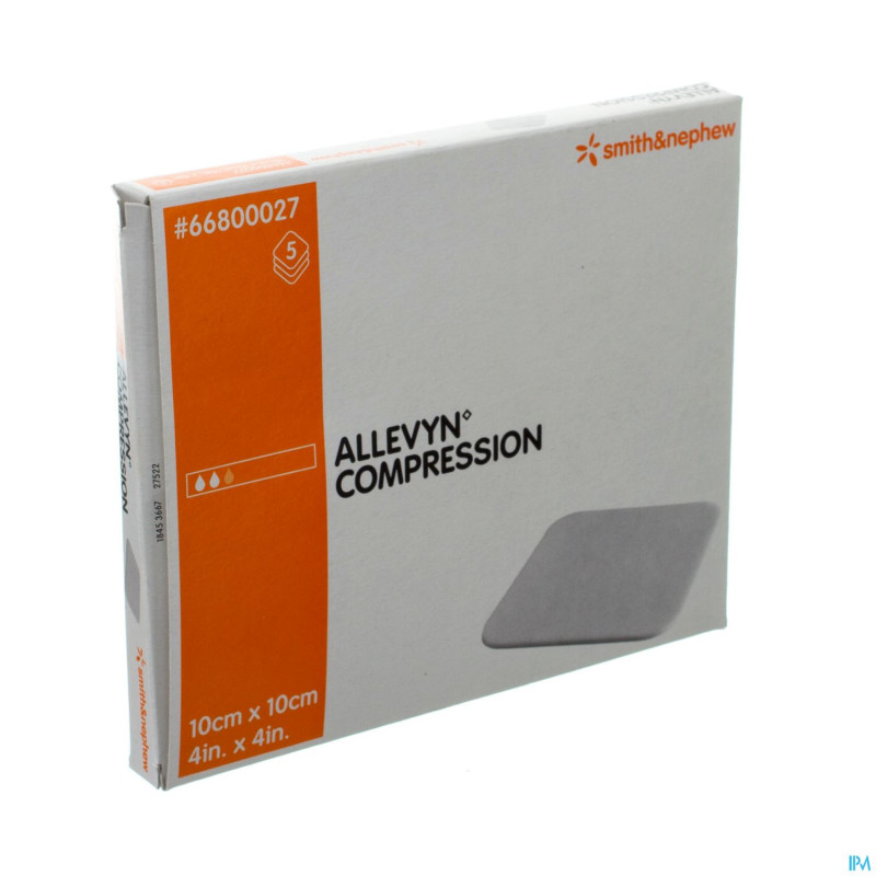 Allevyn compression pans    10x10cm  5 66800027