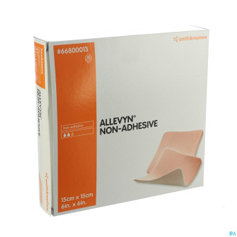 Allevyn non adh pans hydrocel. 15x15cm 10 66000093