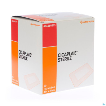 Cicaplaie pans sterile    10,0cmx 8cm  50 66660273