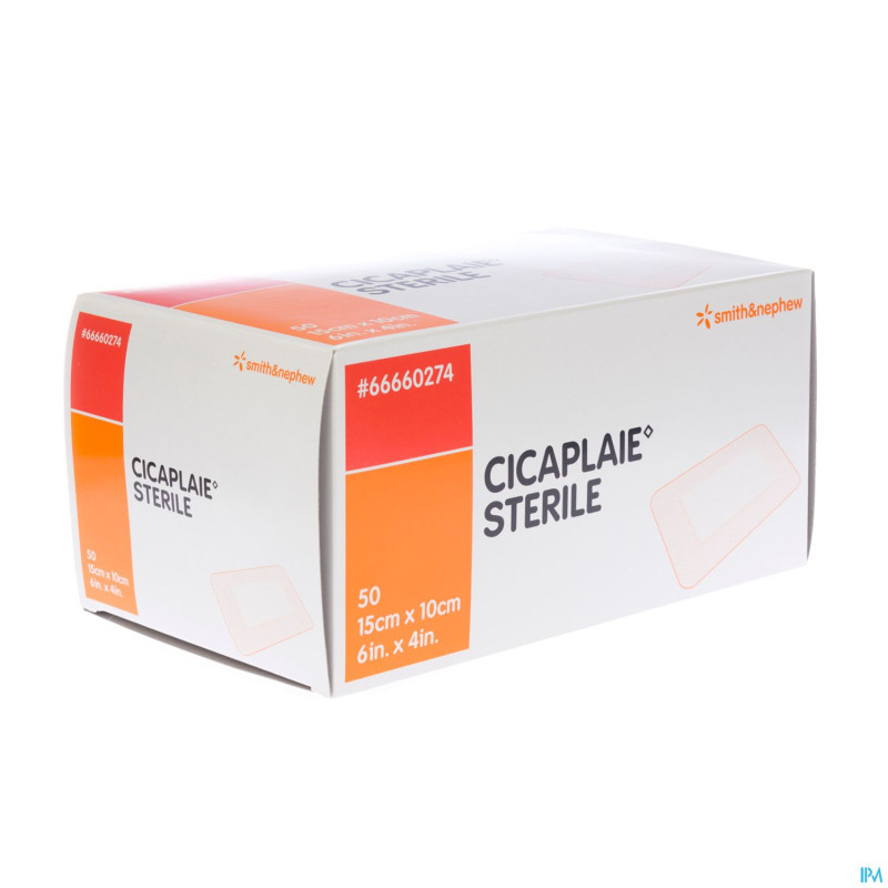 Cicaplaie pans sterile    15,0cmx10cm  50 66660274