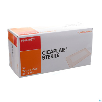 Cicaplaie pans sterile    20,0cmx10cm  50 66660275