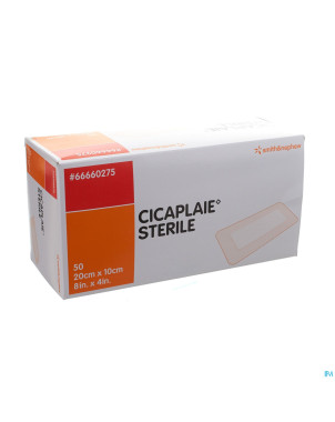 Cicaplaie pans sterile    20,0cmx10cm  50 66660275