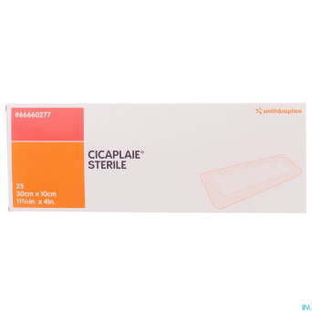 Cicaplaie pans sterile    30,0cmx10cm  25 66660277