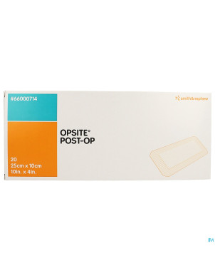 Opsite post op n    25,0cmx10,0cm  20 66000714