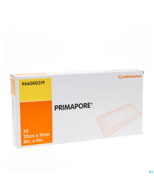 Primapore s&n pans post-op   20cmx10cm 20 66000319