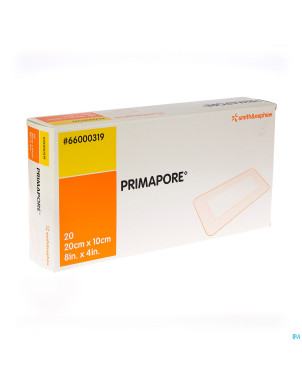 Primapore s&n pans post-op   20cmx10cm 20 66000319