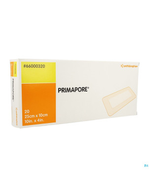 Primapore s&n pans post-op   25cmx10cm 20 66000320