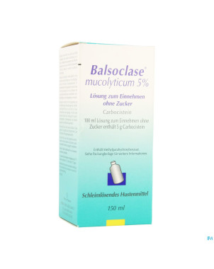 Balsoclase mucolyticum sir 150 ml