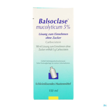 Balsoclase mucolyticum sir 150 ml